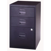 Bisley Three Drawer Home Filing Cabinet
