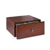 Stack and Style Wood Media Storage Drawer