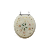 Polyresin Toilet Seat in Pearl White