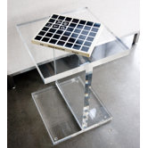 Acrylic I-Beam End Table