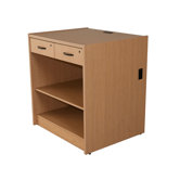Circulation 2 Drawer with Shelf Unit