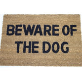 Beware of The Dog Doormat