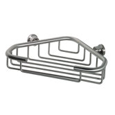Inox Corner Basket in Brushed