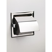 Recessed Toilet Roll Holder with Flap