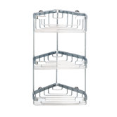 Triple Corner Basket in Chrome