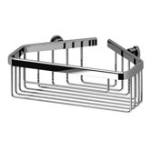 Large Deep Corner Basket in Chrome