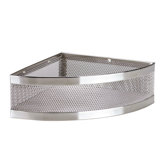 Mesh Small Corner Basket in Polished