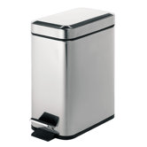 Pedal Bin Rectangular in Polished