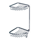 Double Corner Basket in Chrome
