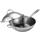 Cooks Standard 13" Wok with Dome Lid