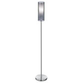 Pinto Nero 1 Light Floor Lamp