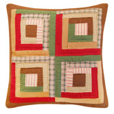 Oak Ridge Stripes Pine Pillow