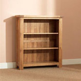 Buckingham Oak 3 Shelf Bookcase