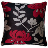 Mimosa Cushion Cover in Black