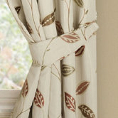 Leonie Pair of Tiebacks in Terracotta