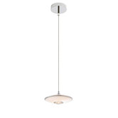 1 Light Round Canopy Disc Pendant