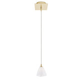 1 Light Square Canopy Toronado Pendant