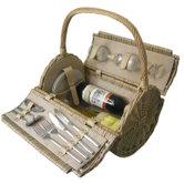 2 Person Barrel Picnic Basket