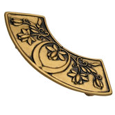 Bamboo Asian Pull in Distressed Antique Gold