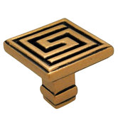 Greek Key Olympia Greek Distressed Key Knob