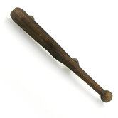 Curiosities Baseball Bat Pull in Distressed Rubbed Bronze