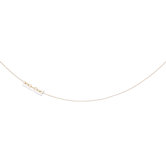 14k Yellow Gold Cable Chain Pendant Necklace