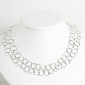 Sterling Silver Necklace - 24 Inch- Lobster Claw