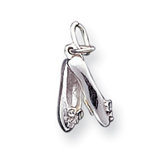 Sterling Silver Ballet Slippers Charm