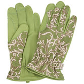 English Vine Green Print Glove, Hat and Apron Set