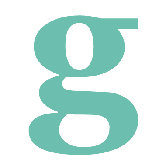 Letter - Lower Case 'g' Stretched Wall Art