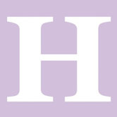 Letter - Upper Case 'H' Stretched Wall Art
