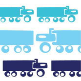 Things That Go - Trucks Stretched Wall Art