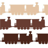 Things That Go - Trains Stretched Wall Art