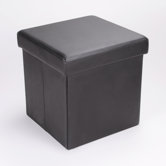 Single Folding Storage Pouffe