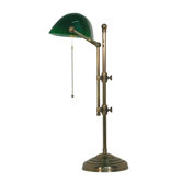 50cm Bankerleuchte in Gr&uuml;n