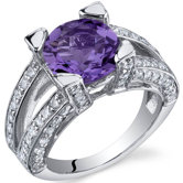 Boldly Glamorous 2.25 Carats Ring in Sterling Silver