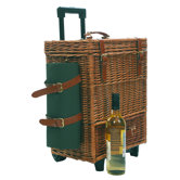 2 Person Deluxe Wicker Hamper in Olive Lining