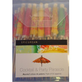50 Piece Cocktail Stick Parasols Set