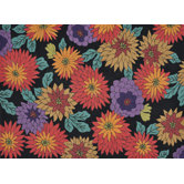 Aurora Black Floral Rug
