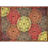 Halton Black/Multi Rug
