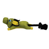 Flying Pig Dog Toy in Green