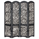 Zebra Pattern Room Divider