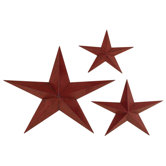 Star Wall Plaques Set