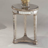 Borghese Mirrored Round End