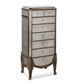 Collette Mirrored Jewelry Chest
