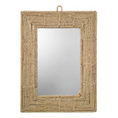 Rectangular Jute Mirror