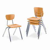 3000 Series 18" Plastic Classroom Stackable Chair