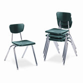3000 Series 18" Plastic Classroom Stackable Chair