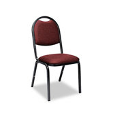 Upholstered Stacking Chair, 4/Carton