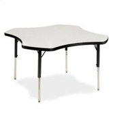 4000 Series 48" Clover Activity Table with Short Legs